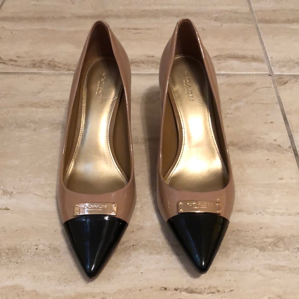Coach kitten heels